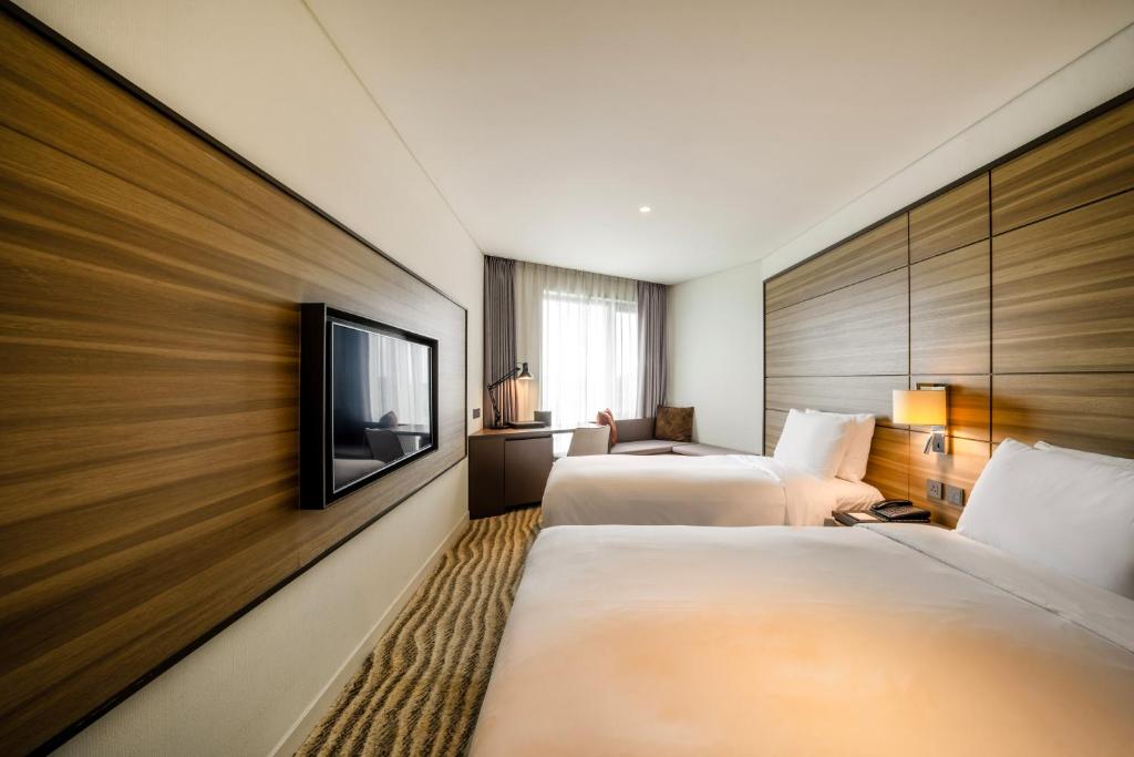 Hotel Marinabay Seoul - 豪华家庭双床间 - 不含游泳池