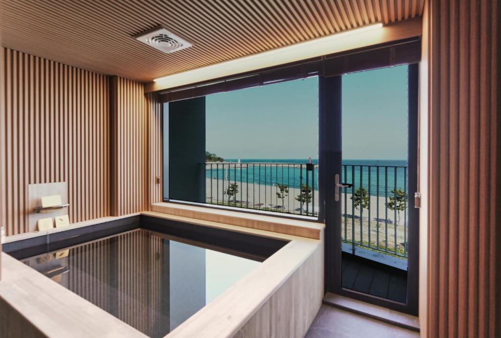 Balkón nebo terasa v ubytování Gyeongju Denbasta Ryokan