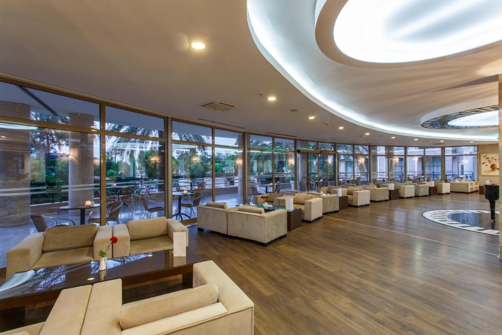 Posezení v ubytování Lucida Beach Hotel - Ultra All Inclusive