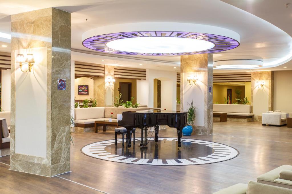 Posezení v ubytování Lucida Beach Hotel - Ultra All Inclusive