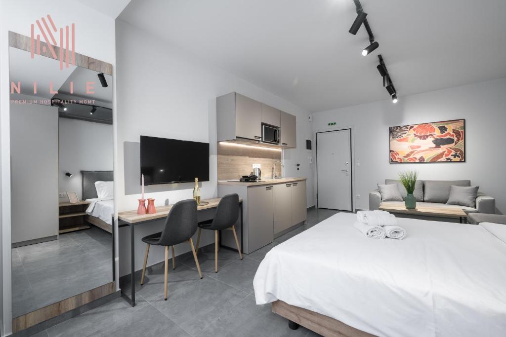 Posteľ alebo postele v izbe v ubytovaní P30, Nilie Hospitality MGMT