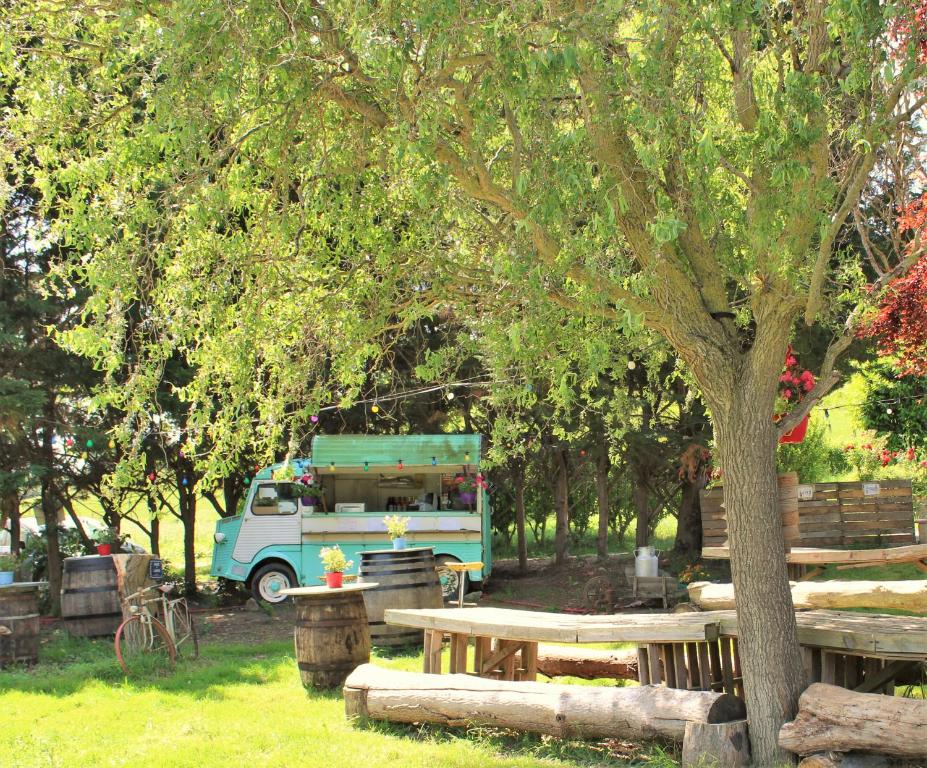 Zahrada ubytování Chalet Estive