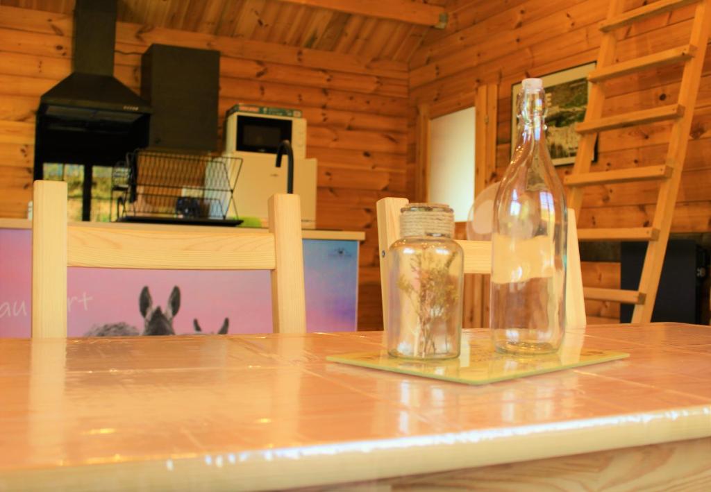 Kuchyň nebo kuchyňský kout v ubytování Chalet Estive