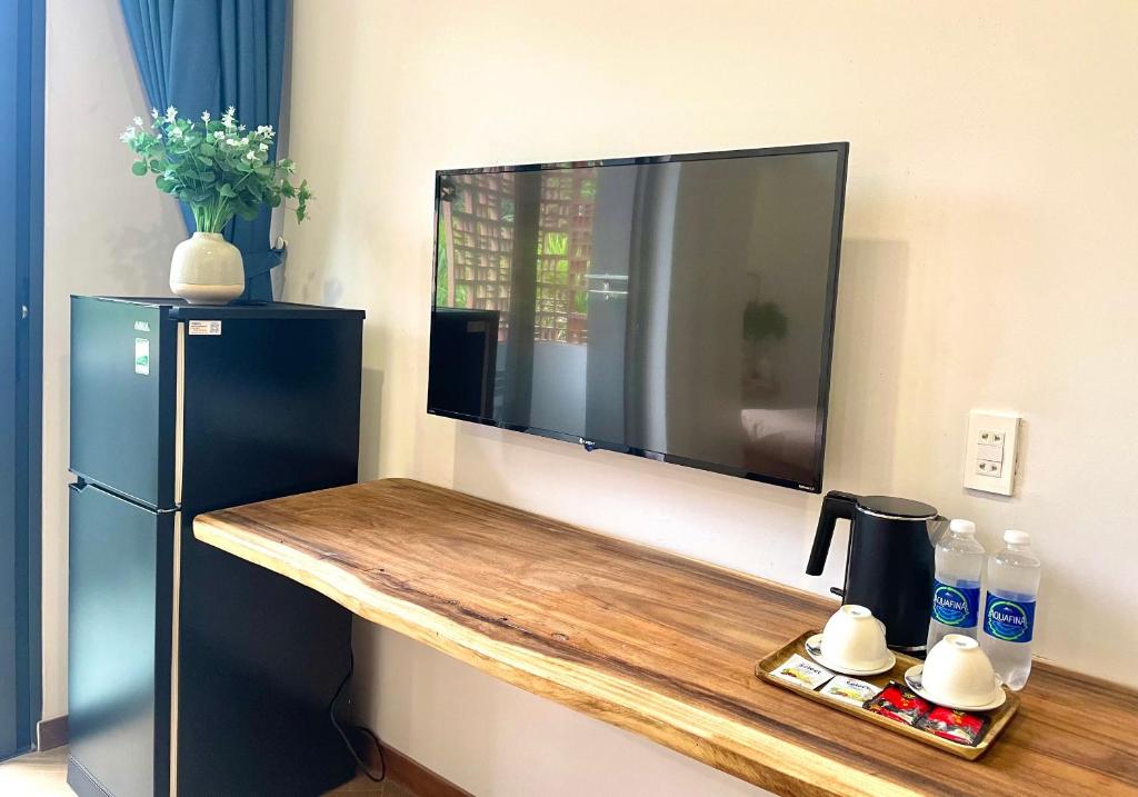 Kuchyň nebo kuchyňský kout v ubytování MIDMOST CASA