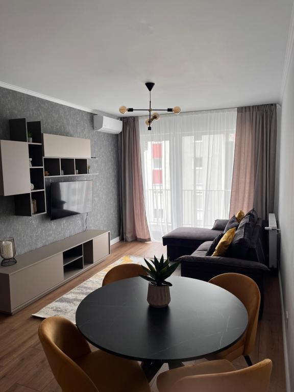 Η κουζίνα ή μικρή κουζίνα στο Oradea Prima Downtown Residence