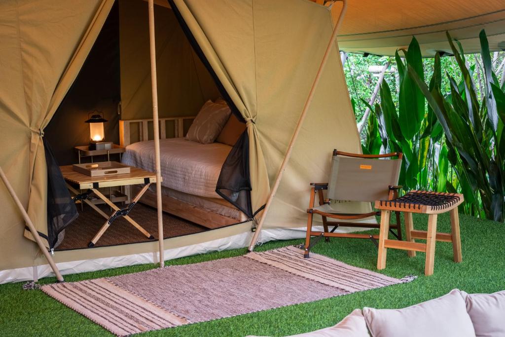 Zahrada ubytování CAMP CAYLA - EDEN