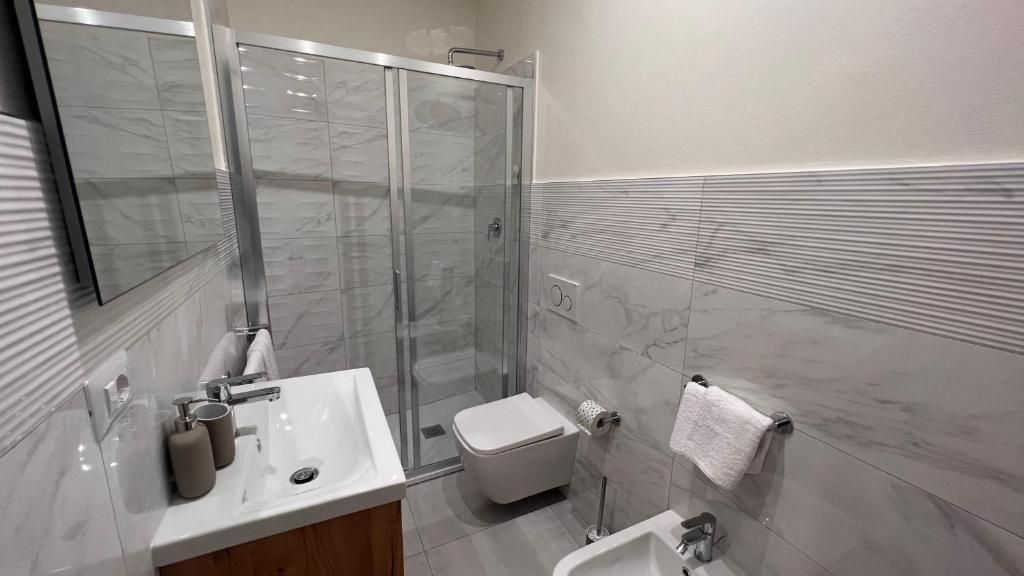 Koupelna v ubytování B&B Aurora
