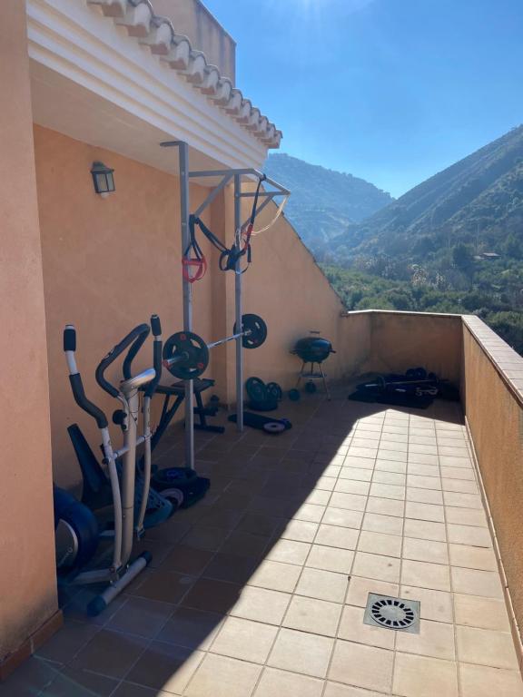 Nespecifikovaný výhled na hory nebo výhled na hory při pohledu z apartmánu