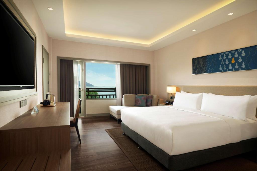 Postelja oz. postelje v sobi nastanitve DoubleTree by Hilton Damai Laut