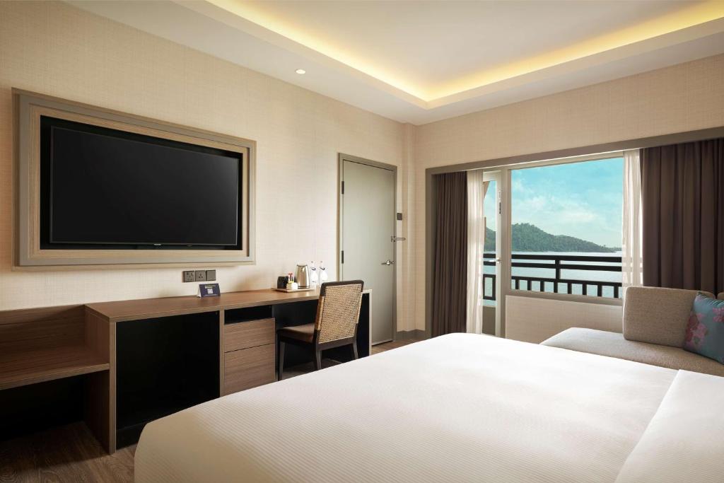 Postelja oz. postelje v sobi nastanitve DoubleTree by Hilton Damai Laut