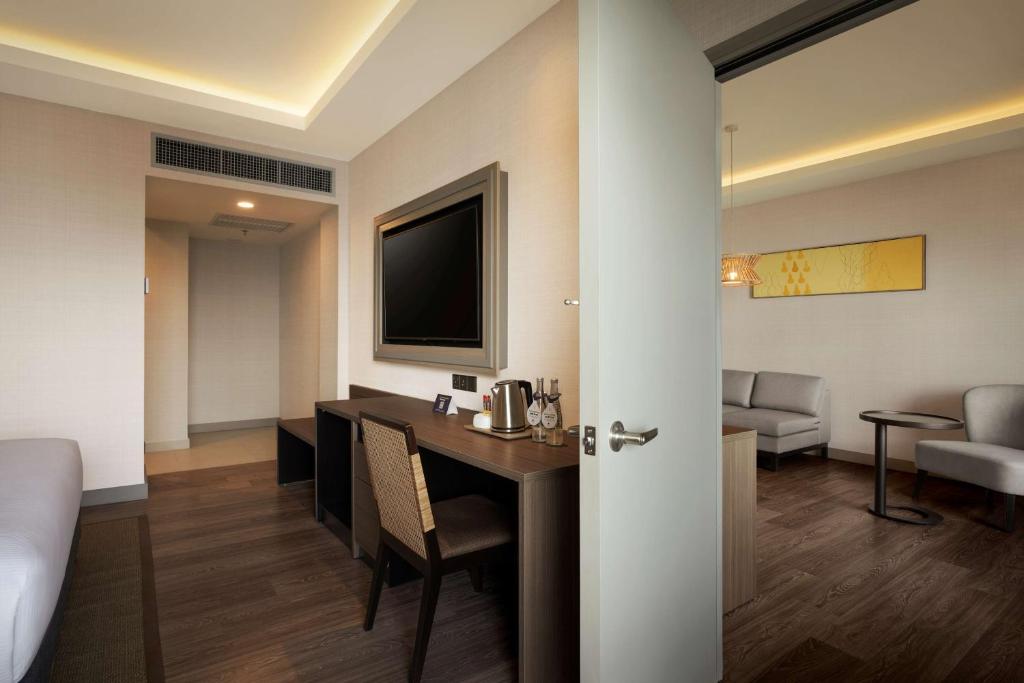Predel za sedenje v nastanitvi DoubleTree by Hilton Damai Laut