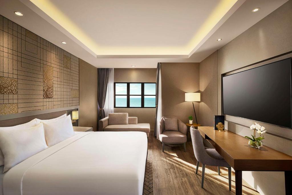 Postelja oz. postelje v sobi nastanitve DoubleTree by Hilton Damai Laut