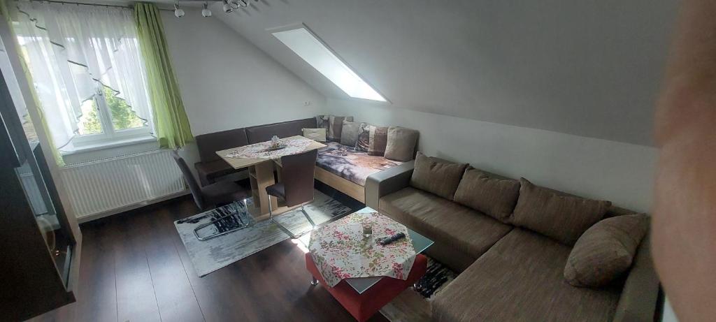 Posezení v ubytování Ferienhaus Erika