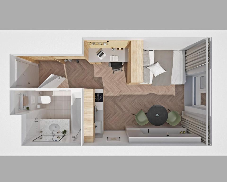 Home and CoLiving Bonn I Aparthotel - Resim 29