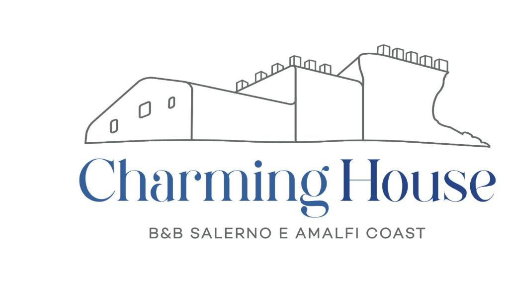 a logo for a channing house at B&B Charming House in Salerno