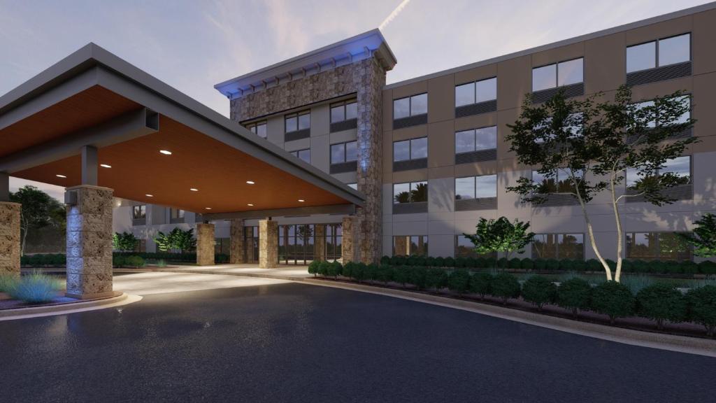 una imagen de un rendimiento de un edificio en Holiday Inn Express Cape Canaveral by IHG, en Cabo Cañaveral