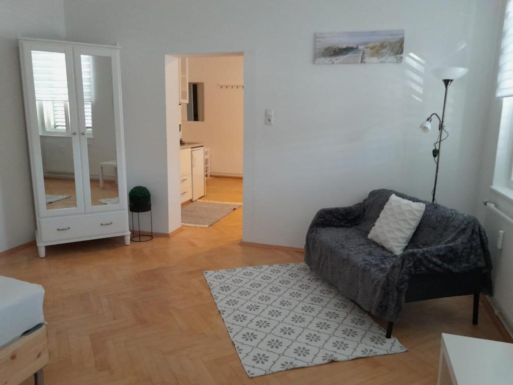 Postel nebo postele na pokoji v ubytování Haus Semmi