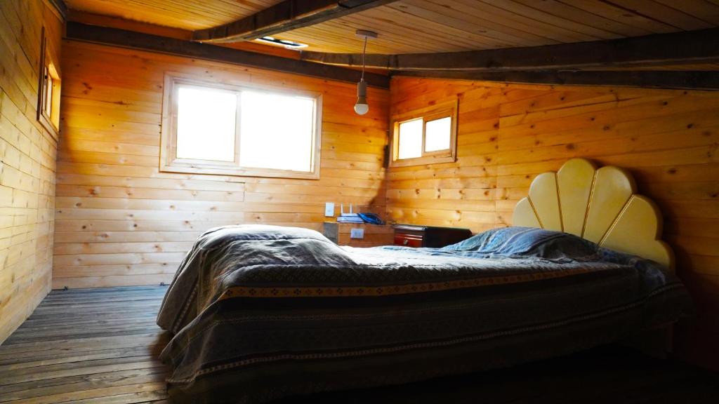 Postel nebo postele na pokoji v ubytování Finca Severo Refugio