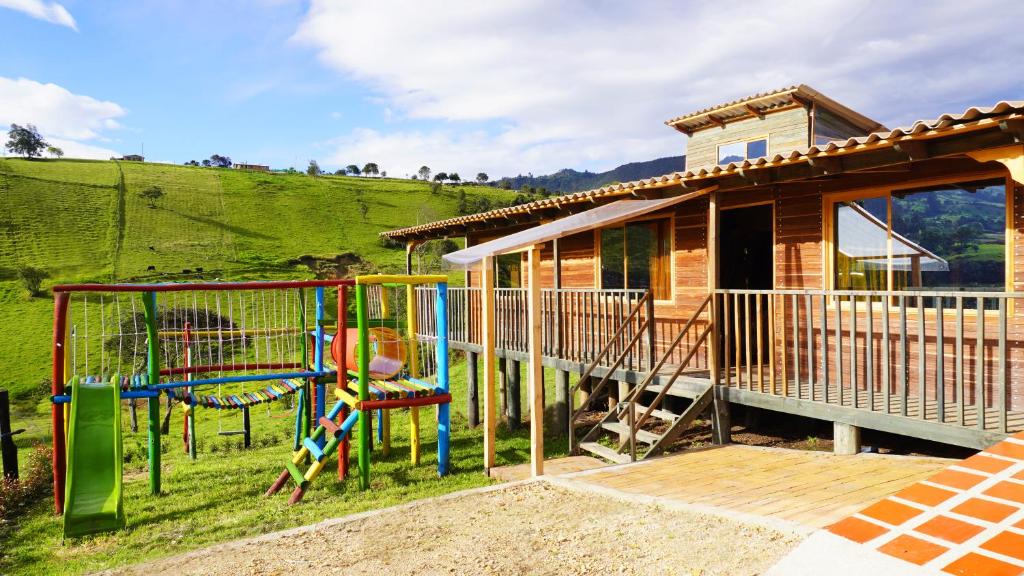 Herní místnost nebo prostor pro děti v ubytování Finca Severo Refugio