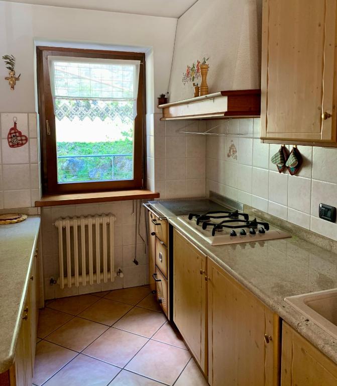 Kuchyň nebo kuchyňský kout v ubytování Casa Serena