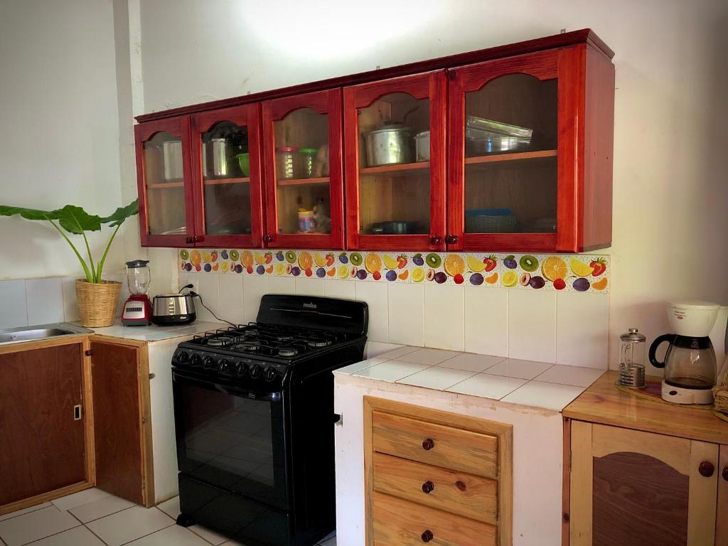 Cucina o angolo cottura di Huitzilin Hostal