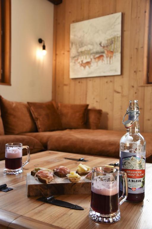 Nápoje v ubytování Chalet la Dransette