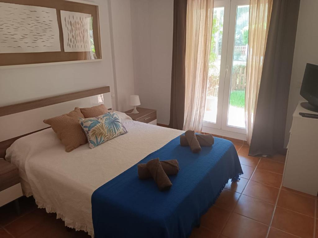 Postel nebo postele na pokoji v ubytování Apartamento urb spirit