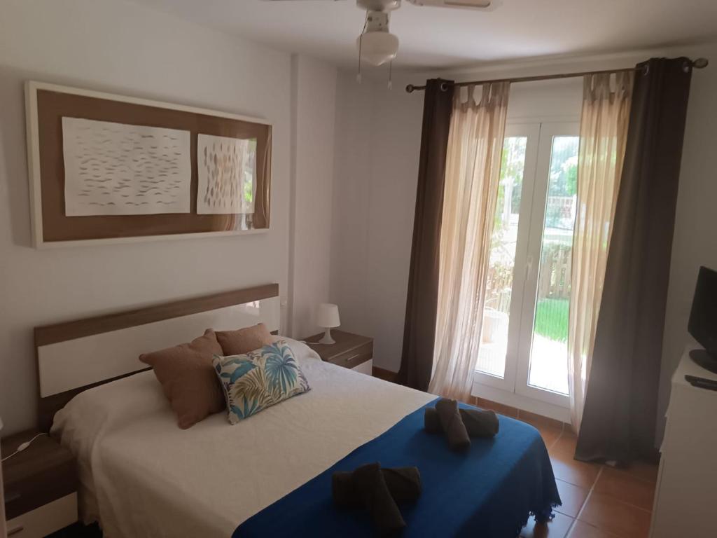 Postel nebo postele na pokoji v ubytování Apartamento urb spirit