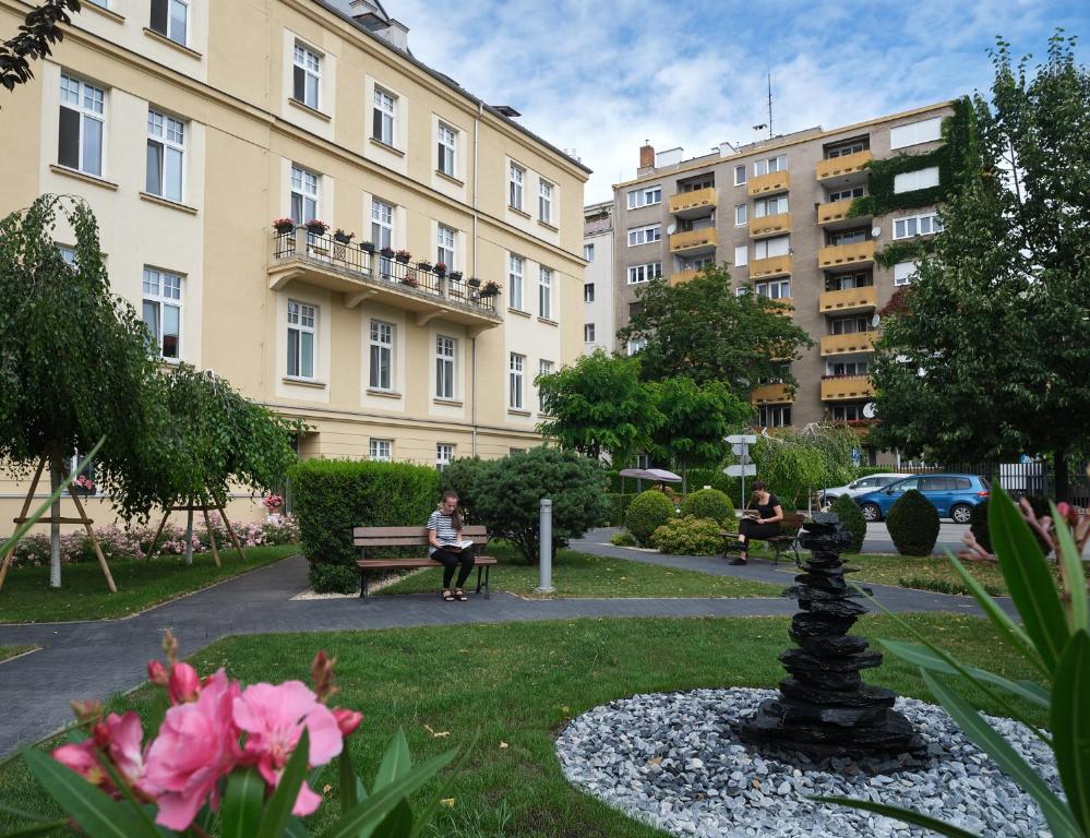 Zahrada ubytování Centrum Salvator