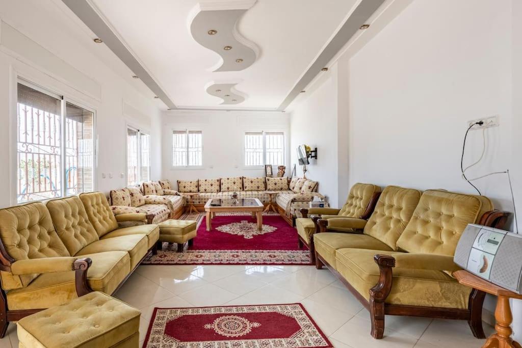Posezení v ubytování Villa avec vue sur mer