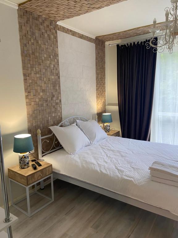 Postel nebo postele na pokoji v ubytování Hotel Tys