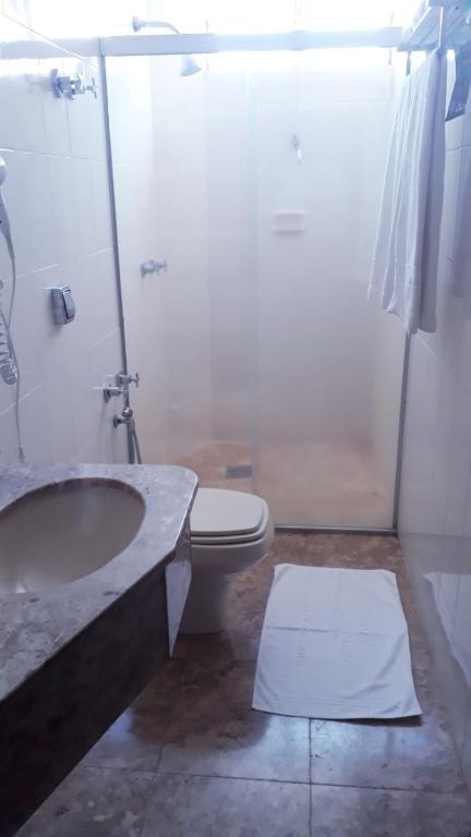 Koupelna v ubytování Copas Verdes Hotel