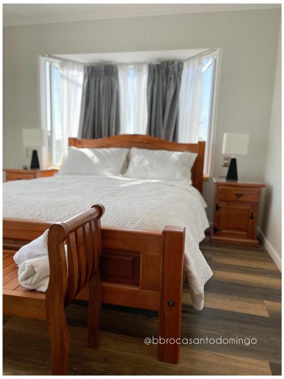 Postel nebo postele na pokoji v ubytování B&B Rocas Santo Domingo