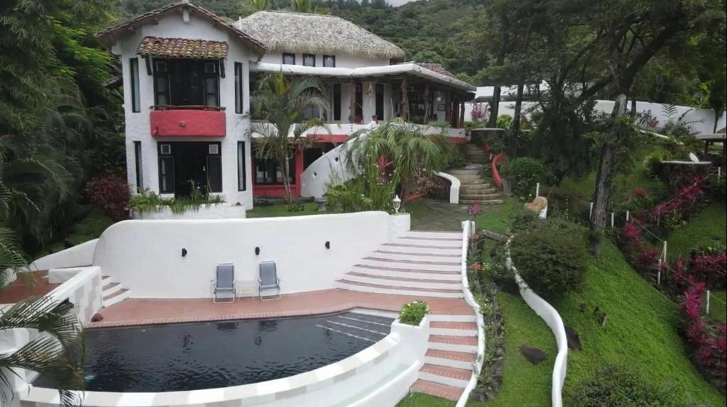 Zahrada ubytování Villa La Fortuna en Altos del Maria