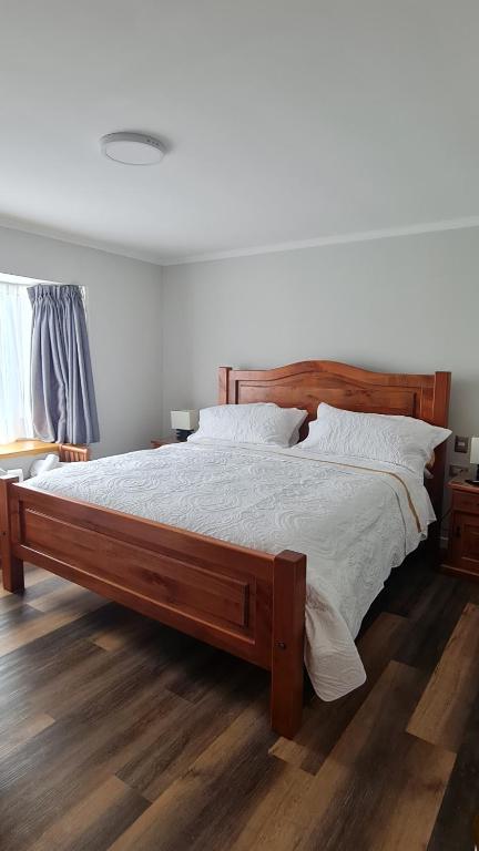 Postel nebo postele na pokoji v ubytování B&B Rocas Santo Domingo