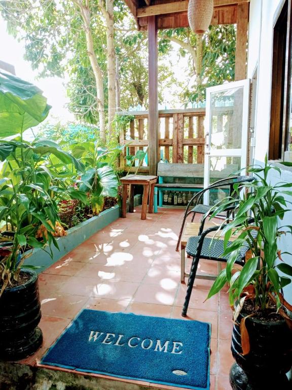 Balkón nebo terasa v ubytování Dragonfly Guesthouse M'Pai Bay