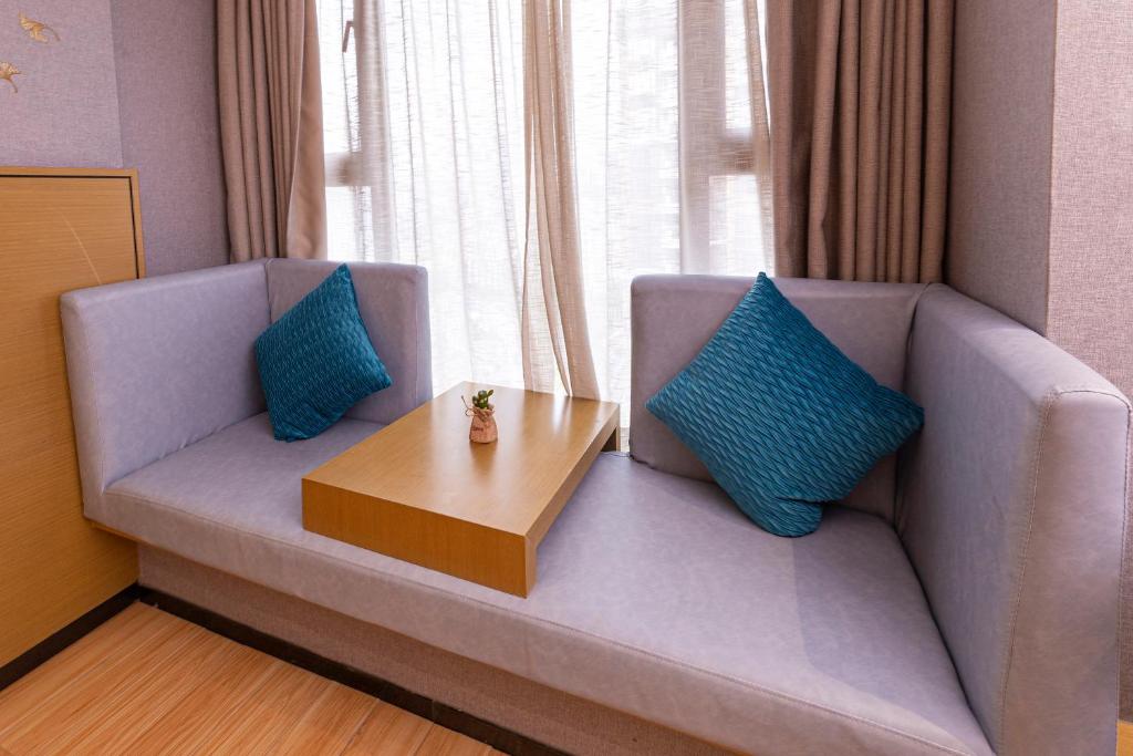 Posezení v ubytování Orange Tree International Hotel Zhujiang New Town Huacheng Sqaure Branch - Free Shuttle Bus to Canton Fair Complex During Canton Fair Period