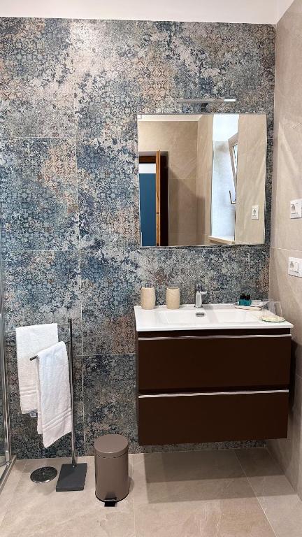 Koupelna v ubytování Il Cigno B&B