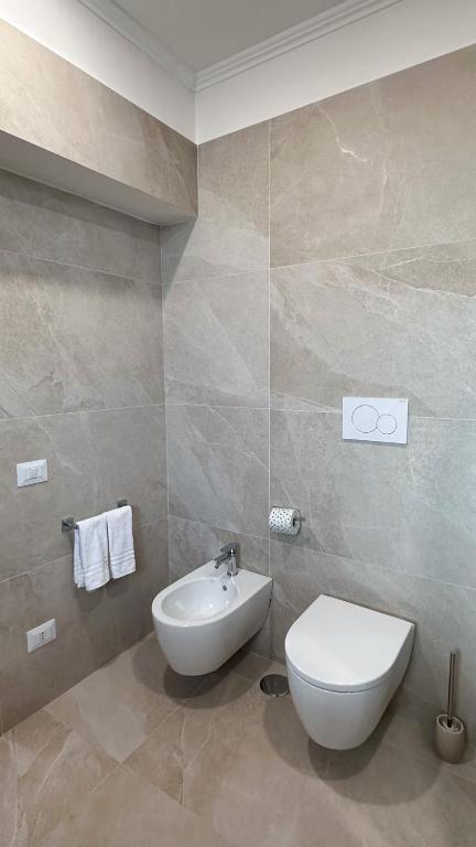 Koupelna v ubytování Il Cigno B&B