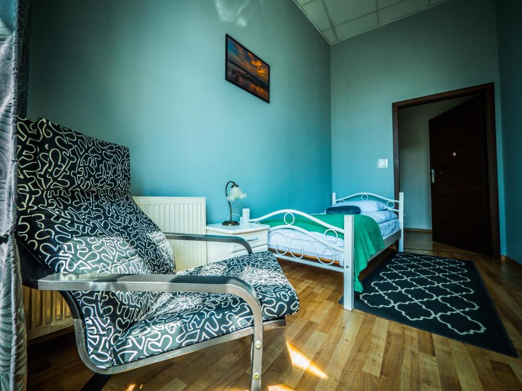 Posezení v ubytování Hostel Pod Basztą
