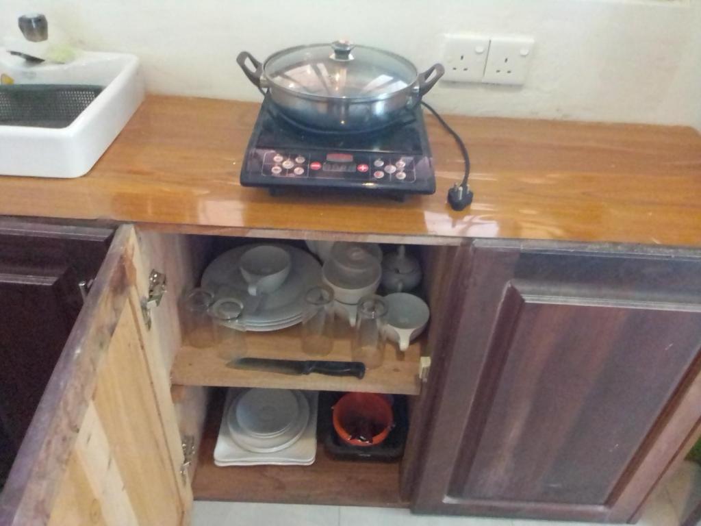 Kuchyň nebo kuchyňský kout v ubytování Avinkavilla