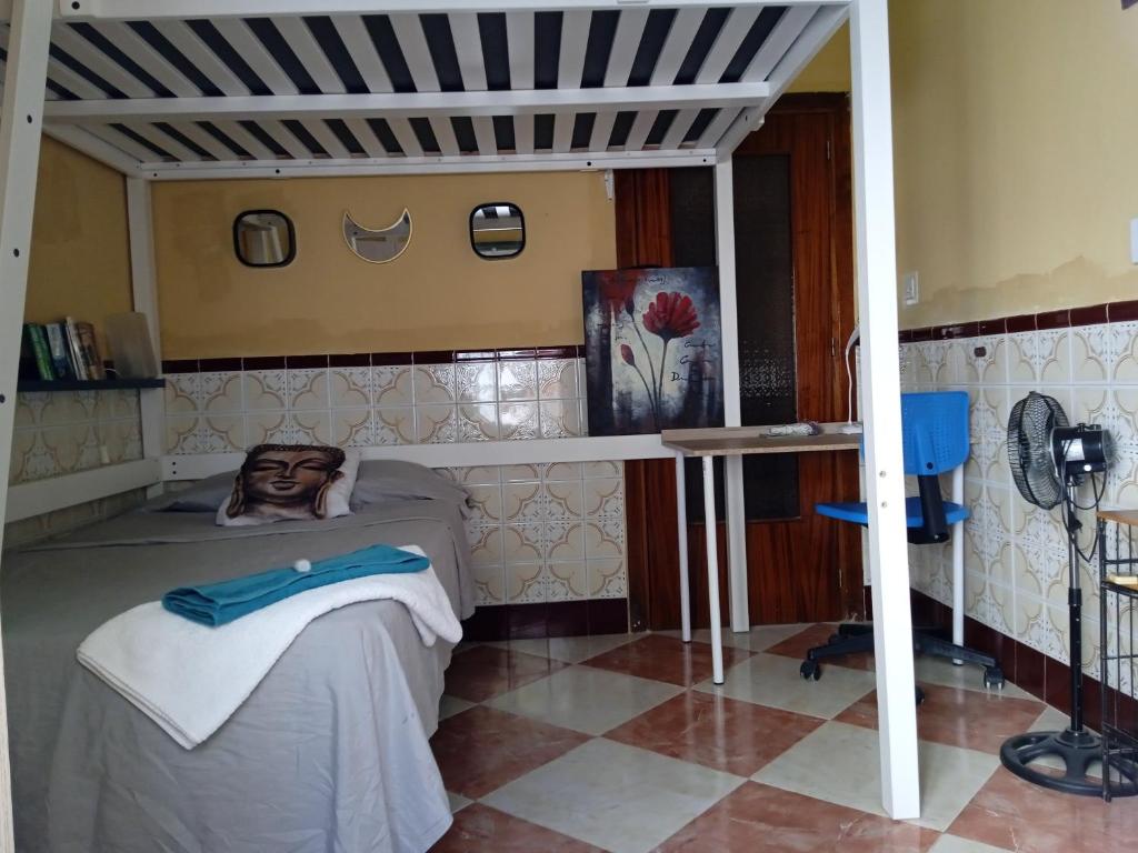 Posteľ alebo postele v izbe v ubytovaní Ikigai House