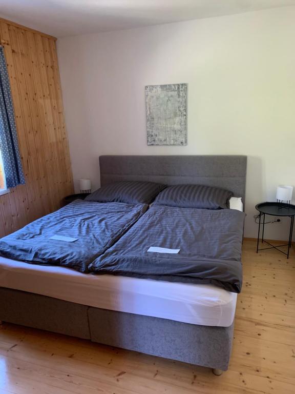 Postel nebo postele na pokoji v ubytování Haus Zirbennest