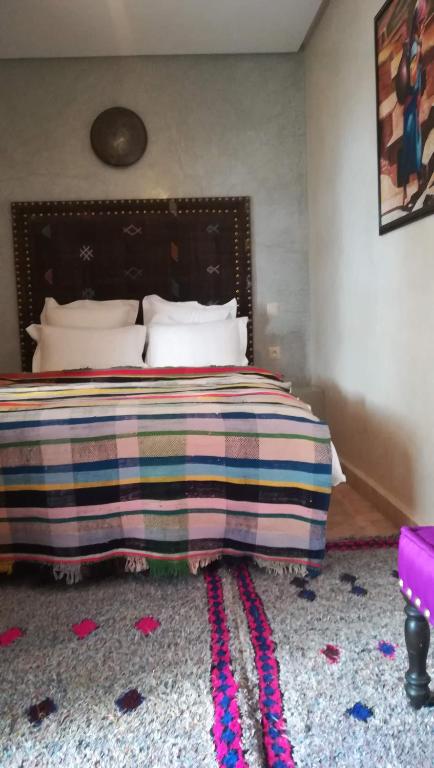 Postel nebo postele na pokoji v ubytování Riad Achwaq