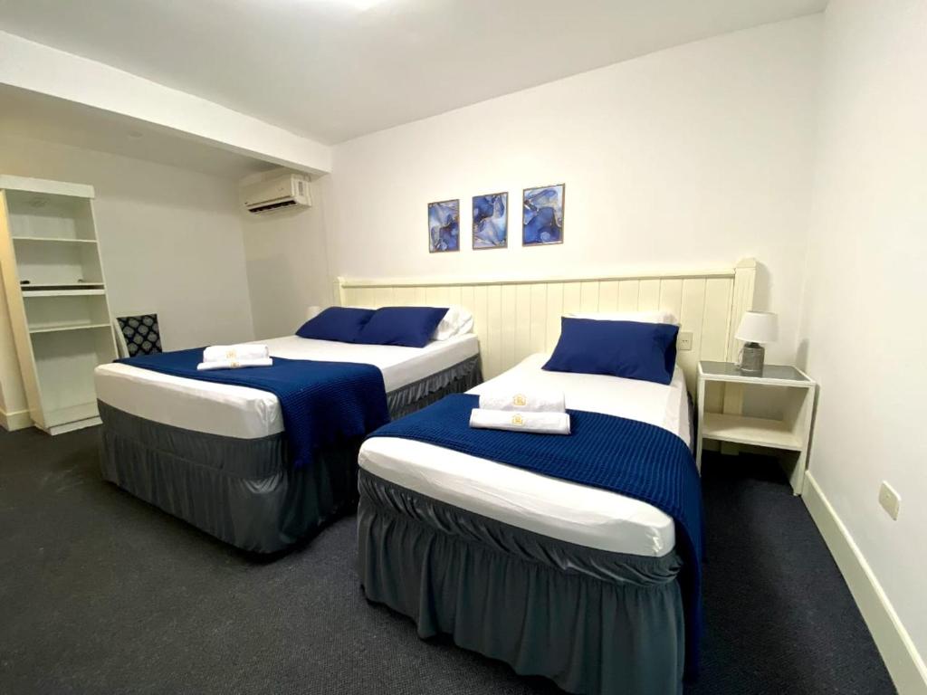 Postel nebo postele na pokoji v ubytování Hotel Renty Beach