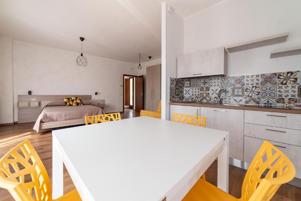 Kuchyň nebo kuchyňský kout v ubytování B&B Dimora Belvedere