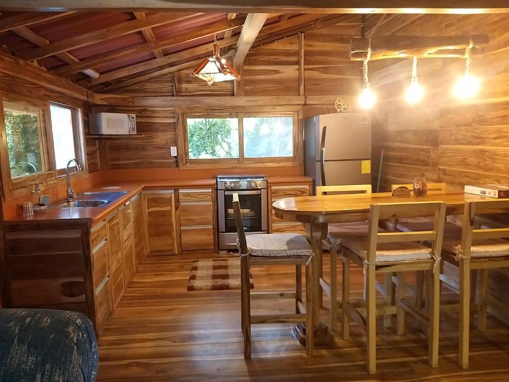 Kuchyň nebo kuchyňský kout v ubytování Nueva Tierra