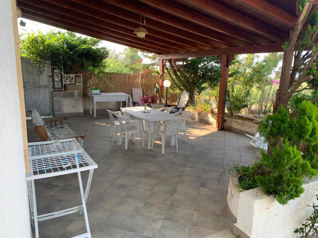 Zahrada ubytování Casa Andrea