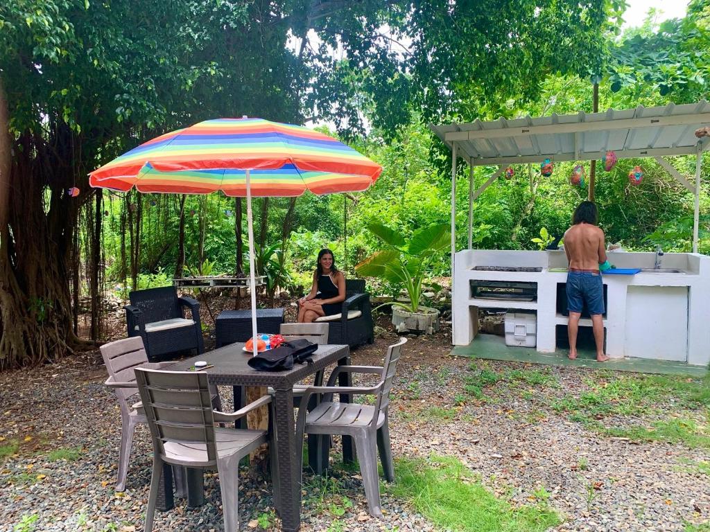 Casa de las Flores tropical外面的花园