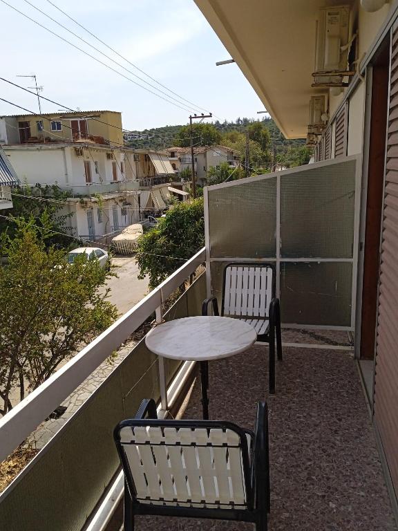 Balkón nebo terasa v ubytování PANAGIOTIS